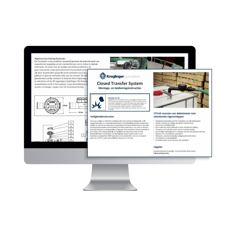Closed Transfer System Manual Mockup